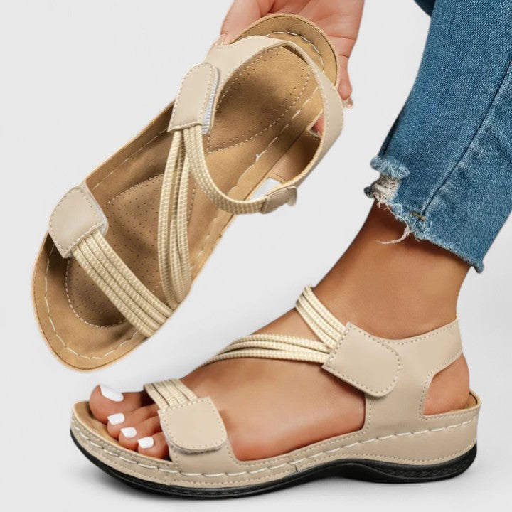 Delvaine | Women's Orthopedic Sandal Open Toe - Navy - Image 14