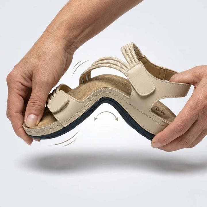 Delvaine | Women's Orthopedic Sandal Open Toe - Navy - Image 2