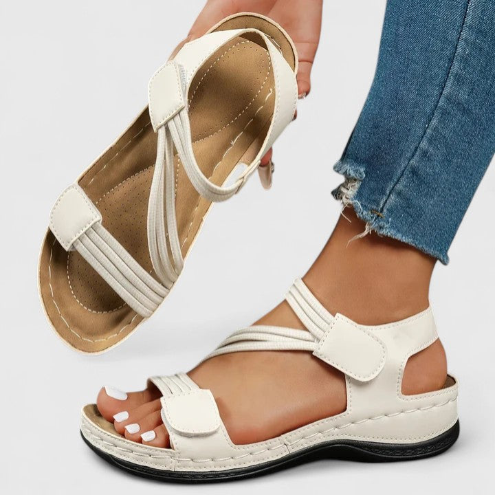 Delvaine | Women's Orthopedic Sandal Open Toe - Navy - Image 5