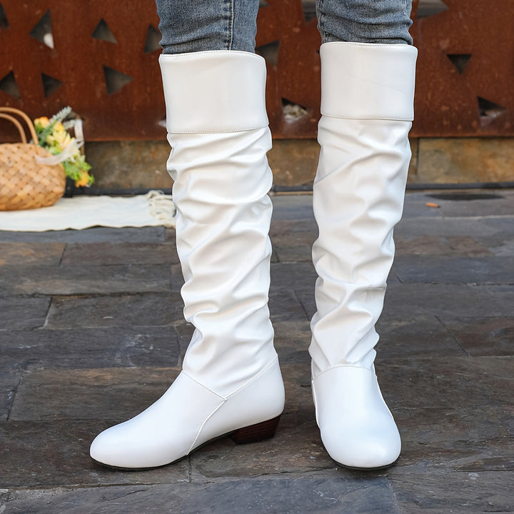 Delvorn | Women's Knee High Slouch Boots - Image 10