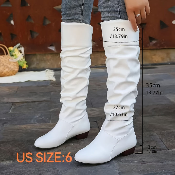 Delvorn | Women's Knee High Slouch Boots - Image 11