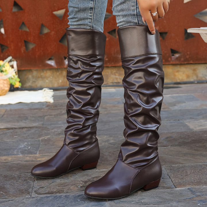 Delvorn | Women's Knee High Slouch Boots - Image 9