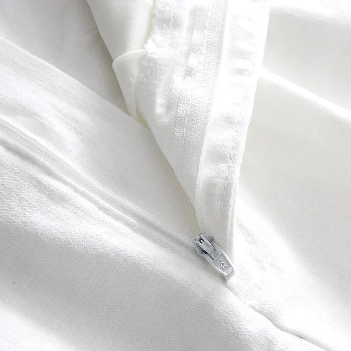 Delvwyn | Women's High Waist Linen Shorts with Belt - Image 6