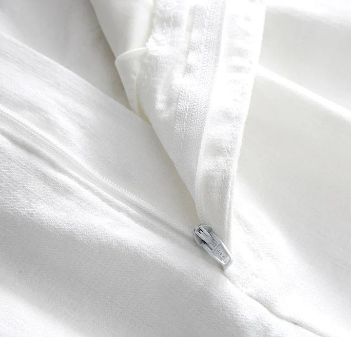 Delvwyn | Women's High Waist Linen Shorts with Belt - Image 8