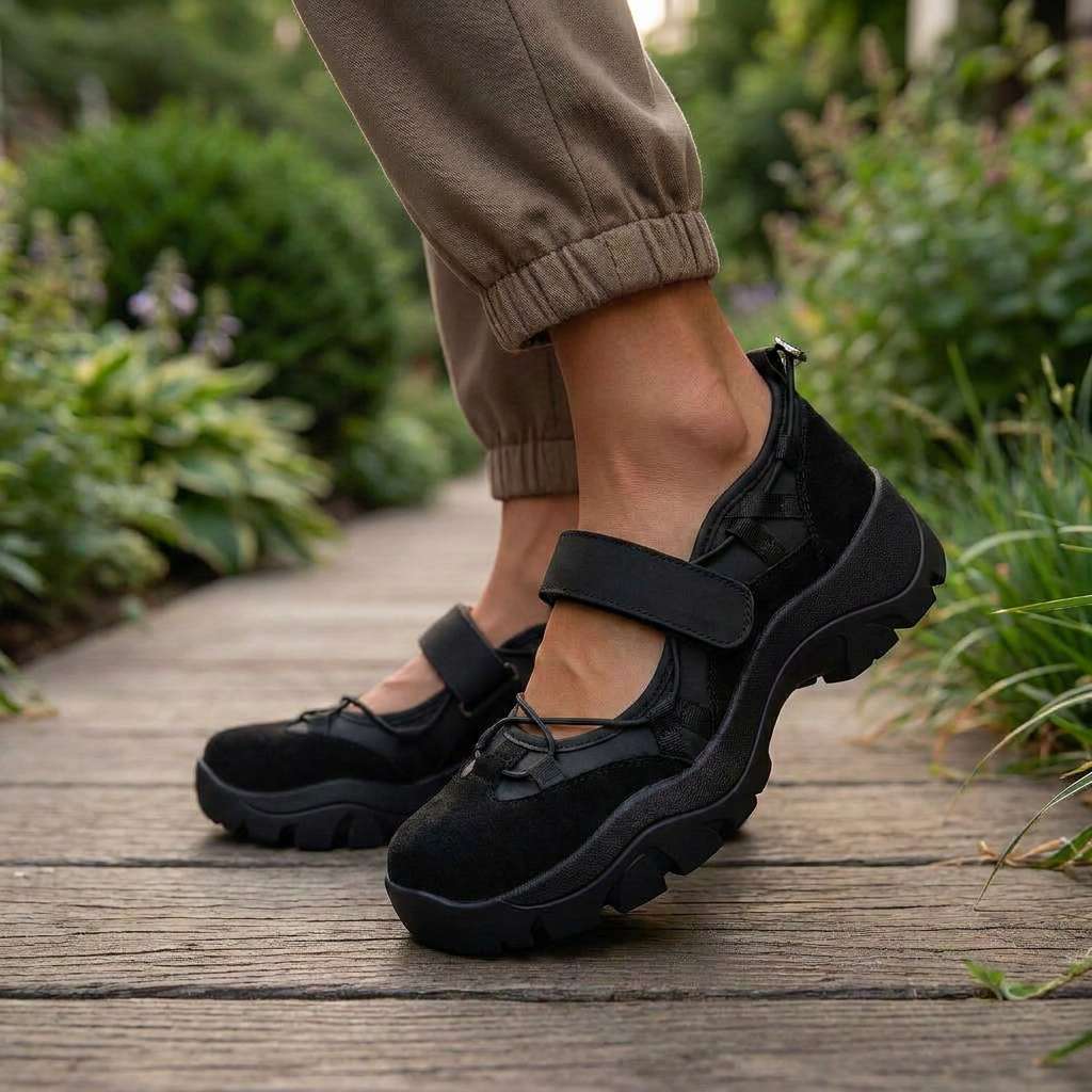 Delwyn | Women's Orthopedic Sneakers Chunky Mary Jane - Image 10