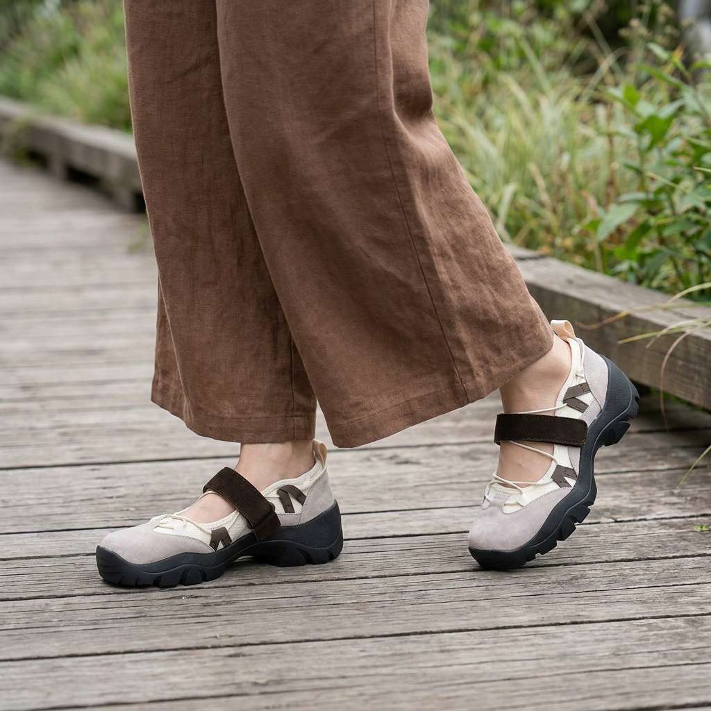 Delwyn | Women's Orthopedic Sneakers Chunky Mary Jane - Image 11