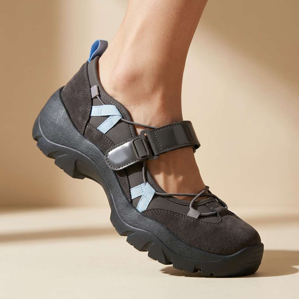 Delwyn | Women's Orthopedic Sneakers Chunky Mary Jane - Image 12