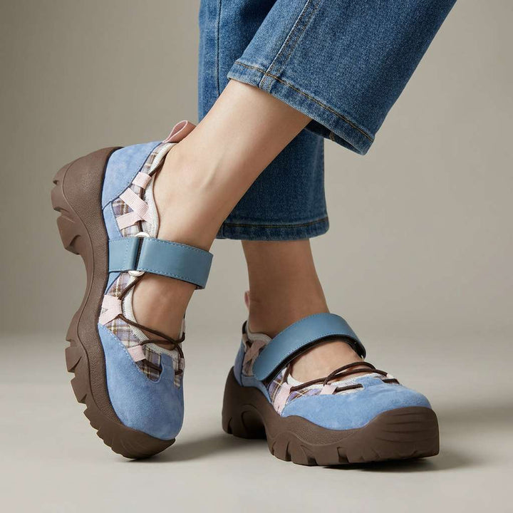 Delwyn | Women's Orthopedic Sneakers Chunky Mary Jane - Image 3