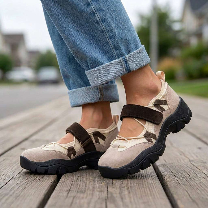 Delwyn | Women's Orthopedic Sneakers Chunky Mary Jane - Image 6