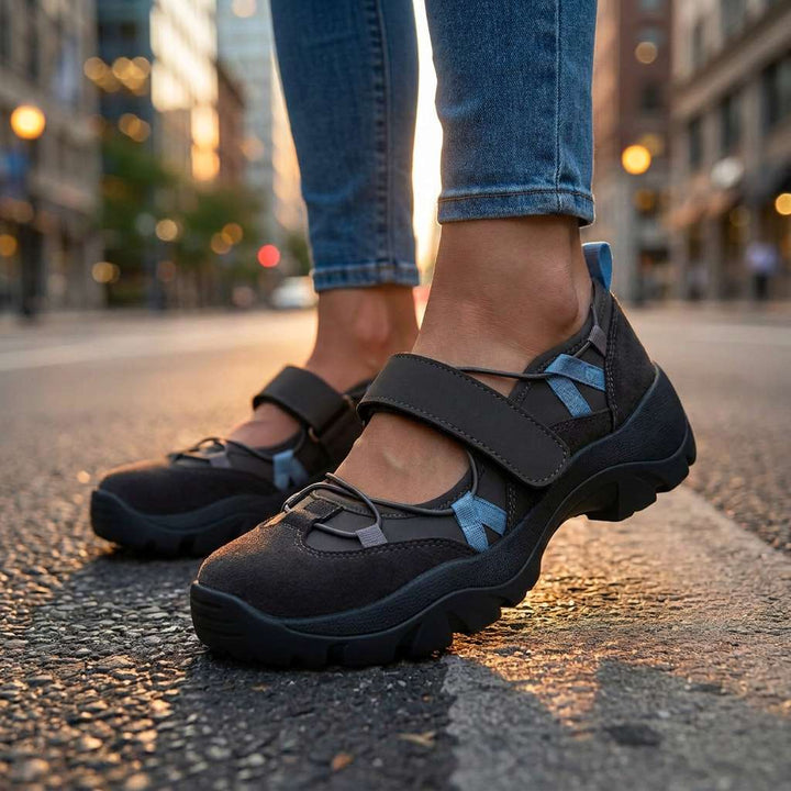 Delwyn | Women's Orthopedic Sneakers Chunky Mary Jane - Image 7