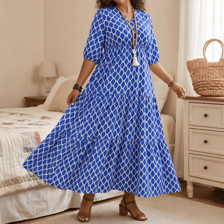 Dorianne | Women's Boho Maxi Dress with Pockets - Black - Image 17