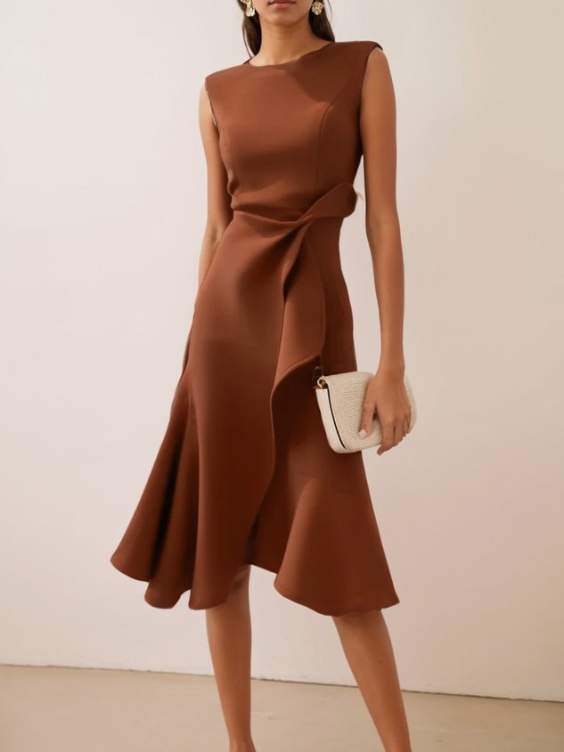 Dravella | Women's Cocktail Dress Asymmetric Midi - Image 10