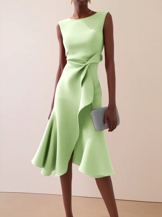 Dravella | Women's Cocktail Dress Asymmetric Midi - Image 7