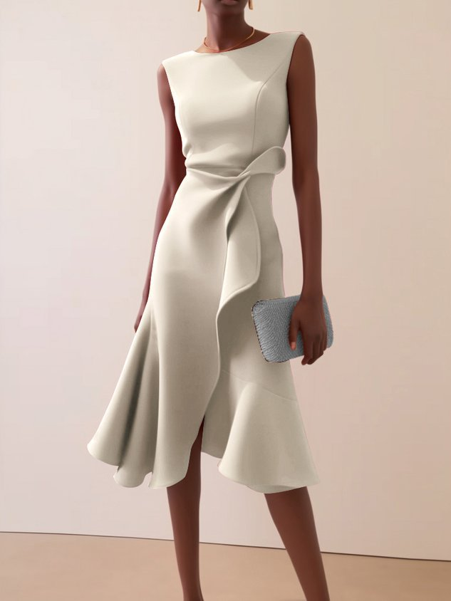 Dravella | Women's Cocktail Dress Asymmetric Midi - Image 9