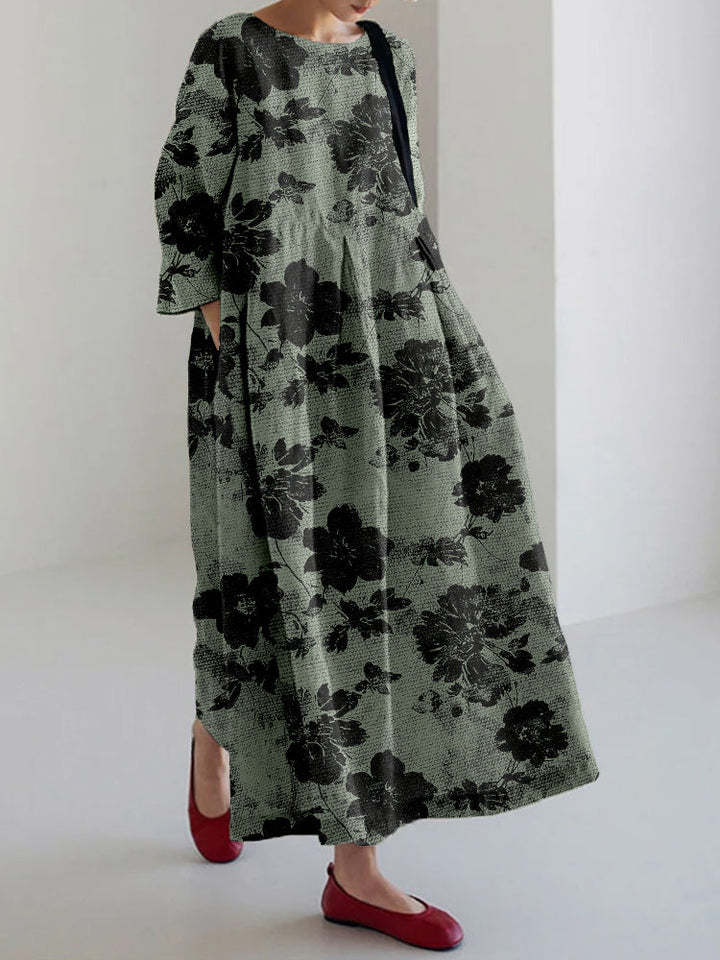 Alison™ | Flowing Botanical Dress