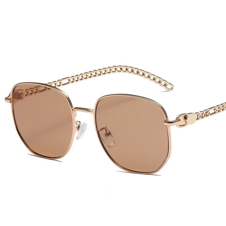 Vespera™ | Sunglasses with Gold Chain Detail