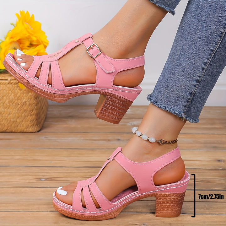 Tierra™ | Vintage Block Sandals