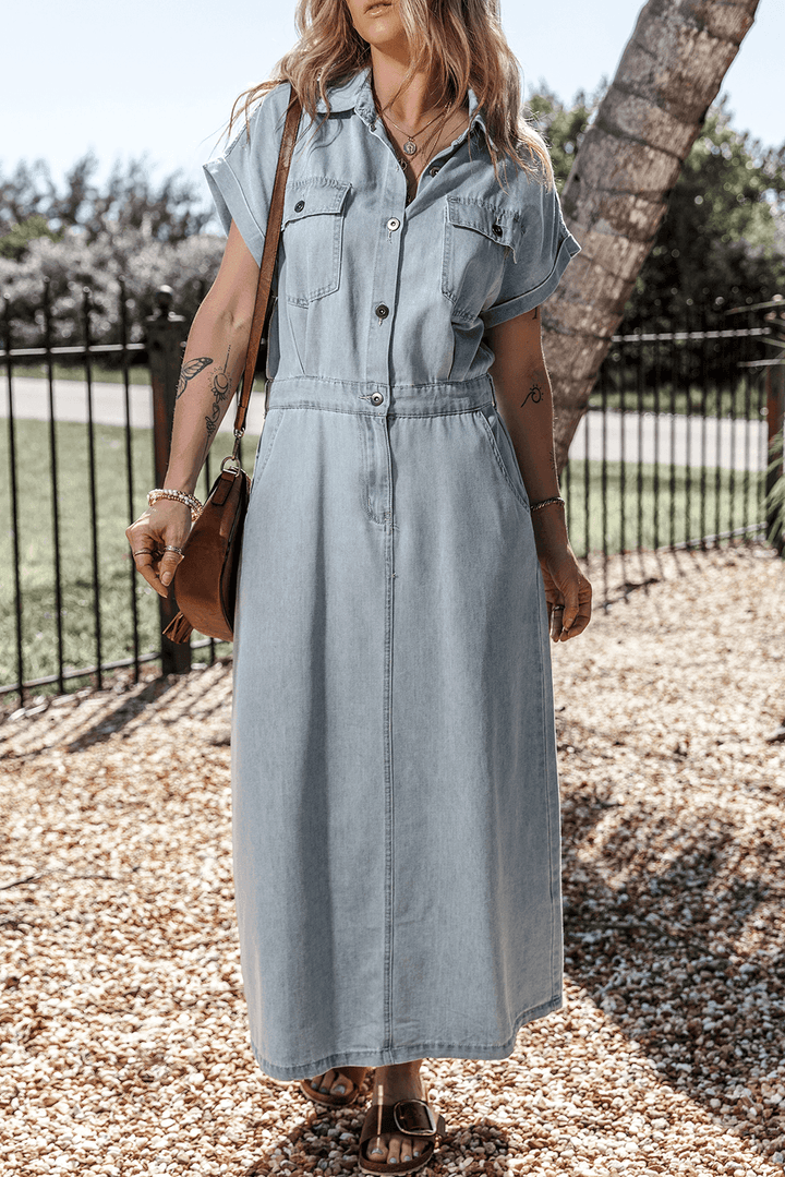 Zaylee™ | Elegant Denim Dress