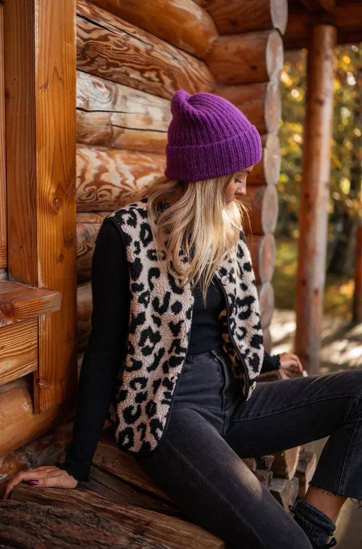 Evadne | Women's Leopard Print Sleeveless Vest - Image 3