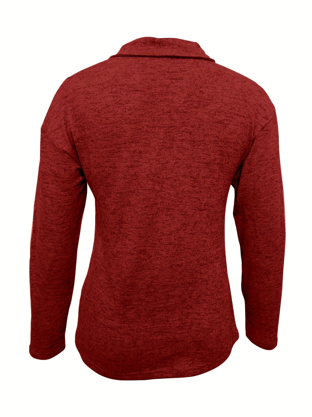 Casey | Women's Half Zip Collar Long Sleeve Knit Pullover Top