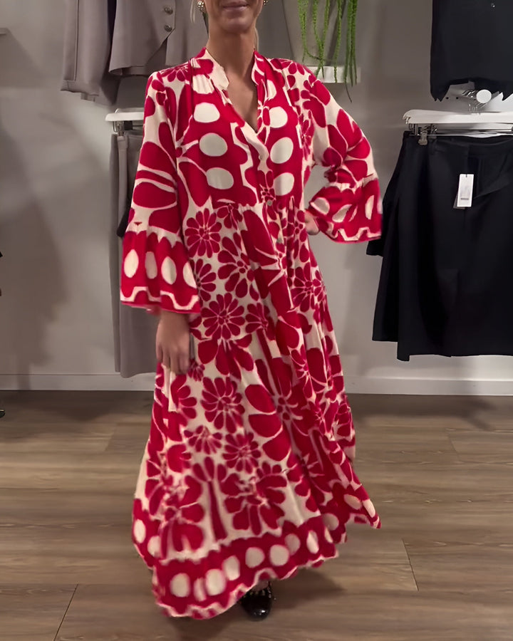 Marielle™ | Elegant Printed Maxi Dress