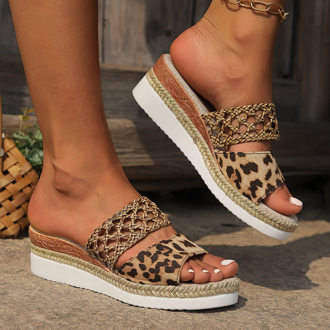 Sonoma™ | Woven Wedge Sandals Earthy charm