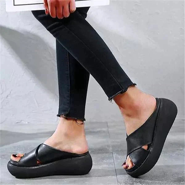 Women's Sandals - X-Strap Design