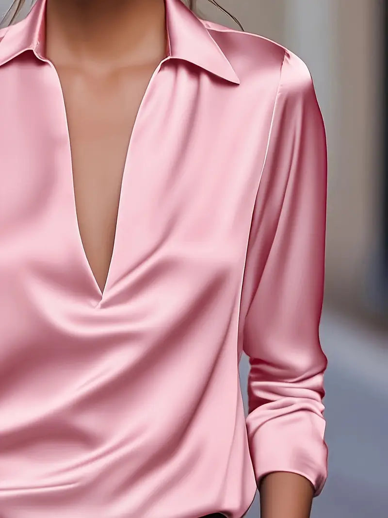 Eva™ | Premium V-Neck Blouse