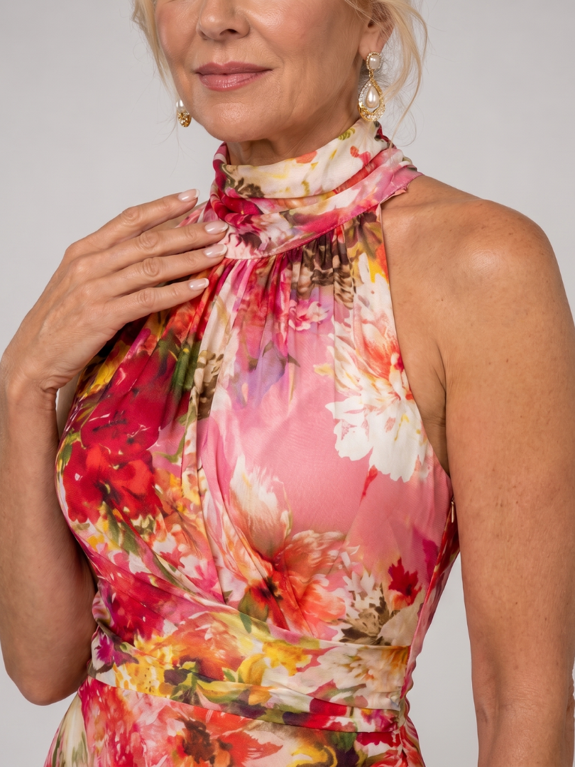 Florabel | Women's Wedding Guest Dress Floral Maxi - Image 4