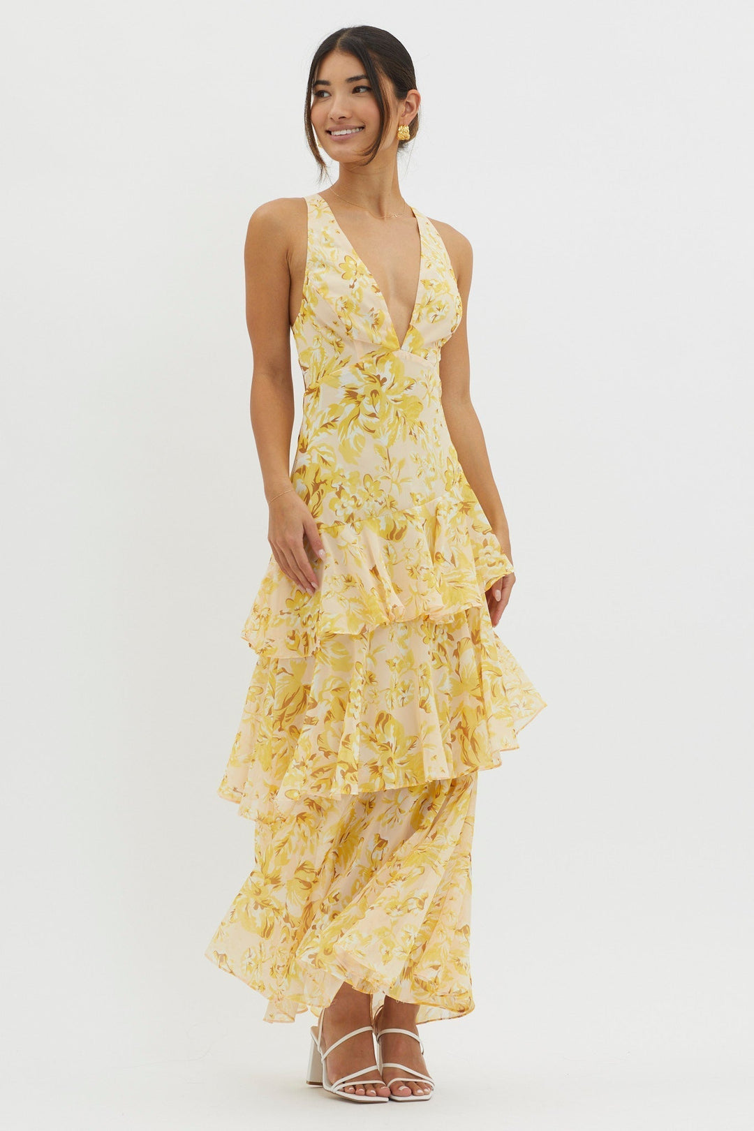 Florwyn | Women's Tiered Ruffle Maxi Dress - Image 10