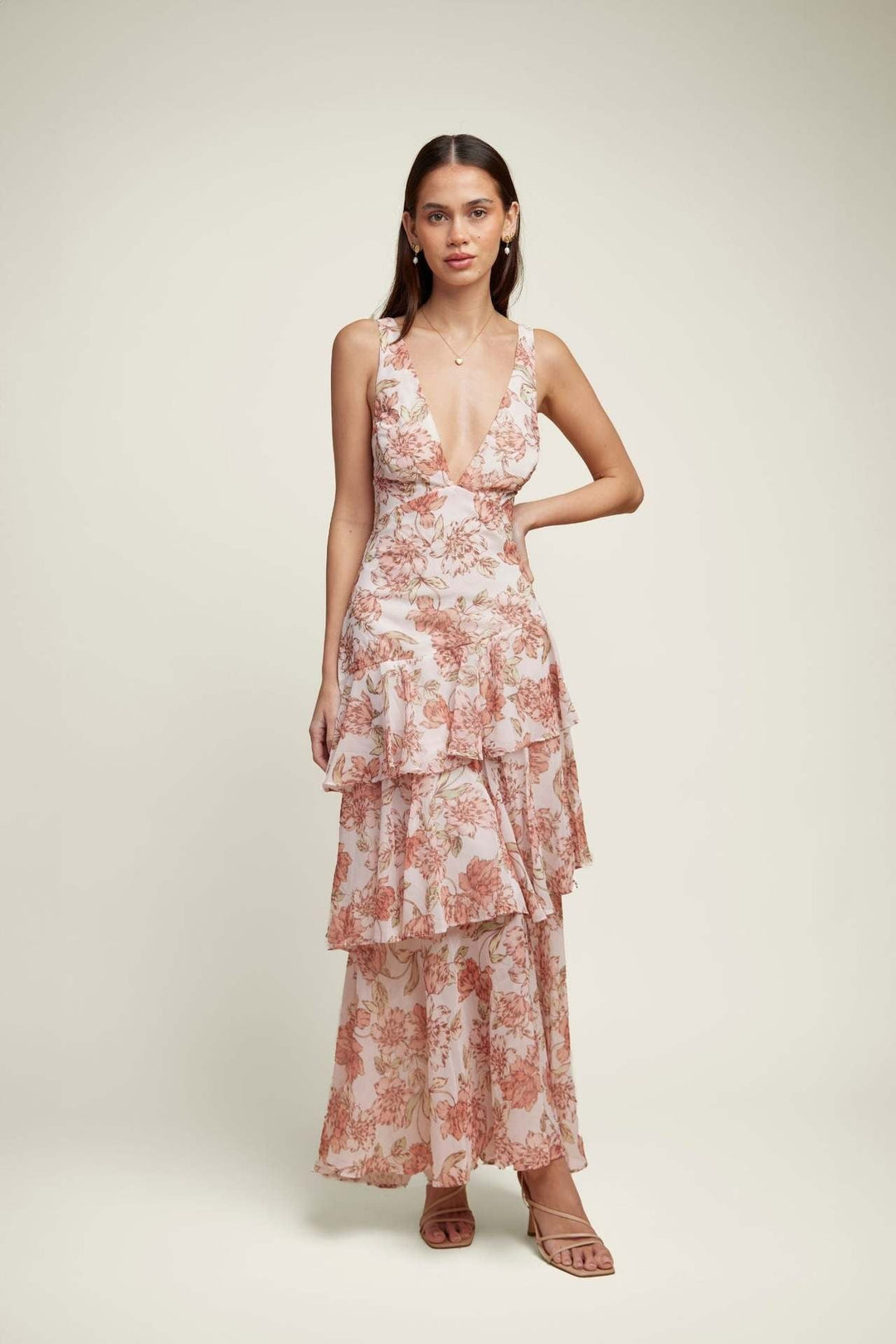 Florwyn | Women's Tiered Ruffle Maxi Dress - Image 14