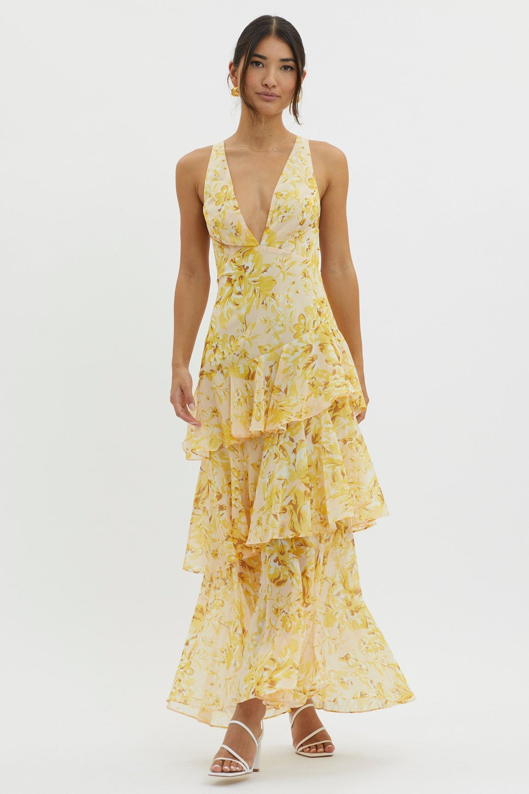 Florwyn | Women's Tiered Ruffle Maxi Dress - Image 5