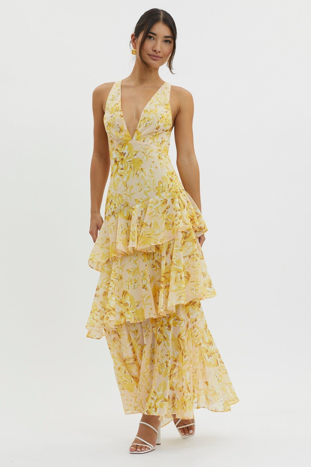 Florwyn | Women's Tiered Ruffle Maxi Dress - Image 6