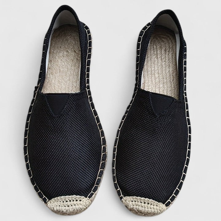 Cali | Women's Slip-On Espadrille Flats Linen Jute Sole