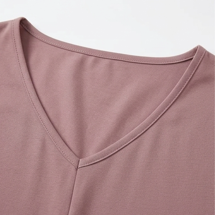 Gelinda | Women's Twist Front V-Neck Cap Sleeve Top - Pink - Image 11