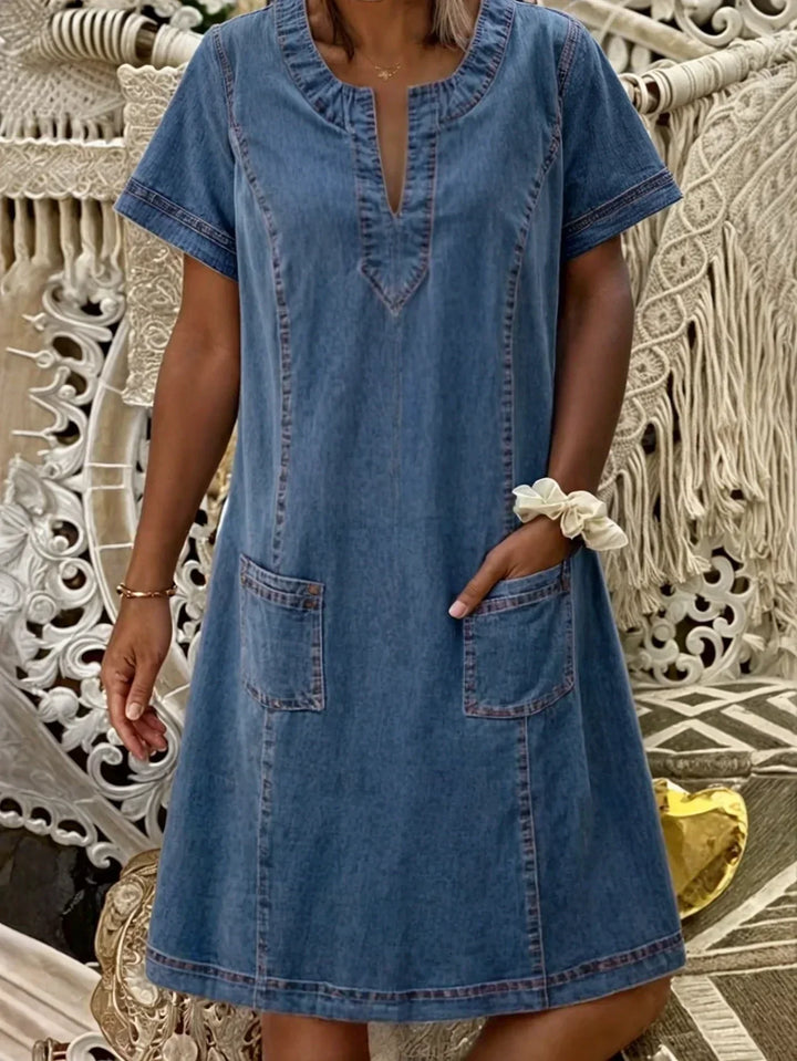Zinnia™ | Soft Denim Dress