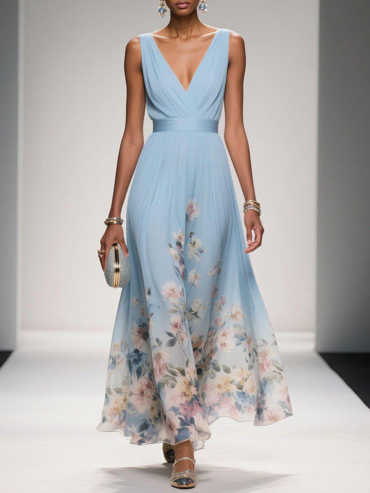 Halveine | Women's Summer Maxi Dress Sleeveless - Image 1