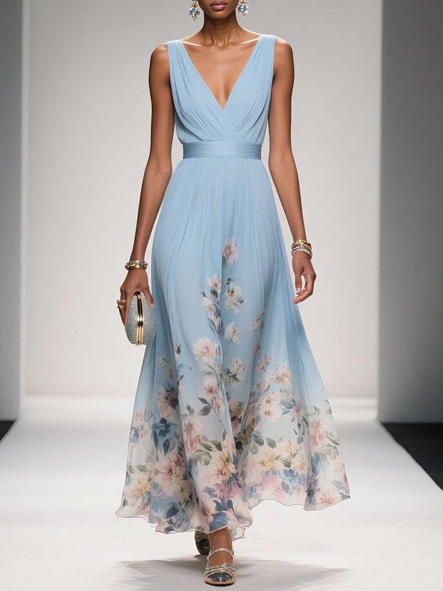 Halveine | Women's Summer Maxi Dress Sleeveless - Image 11