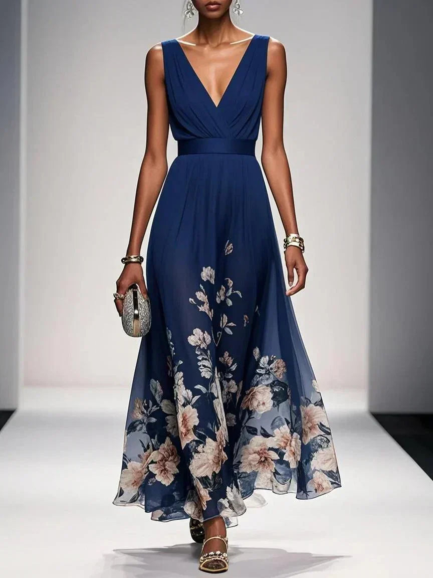 Halveine | Women's Summer Maxi Dress Sleeveless - Image 2