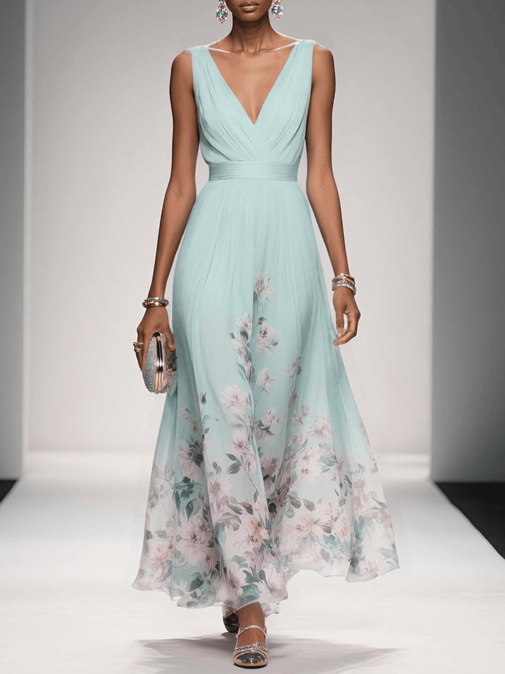 Halveine | Women's Summer Maxi Dress Sleeveless - Image 4