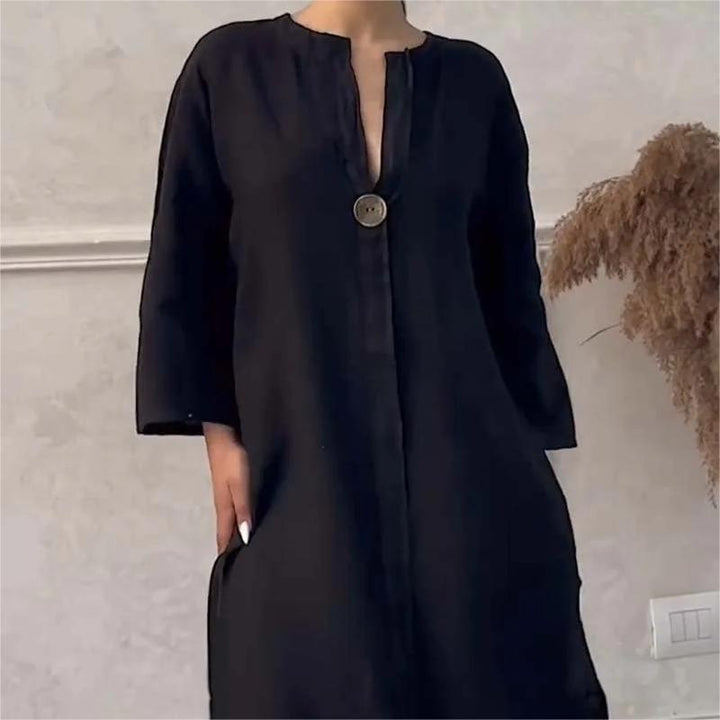 Halvindra | Women's Summer Maxi Dress Relaxed Fit - Image 2