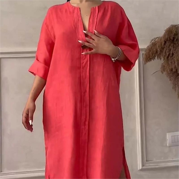 Halvindra | Women's Summer Maxi Dress Relaxed Fit - Image 4