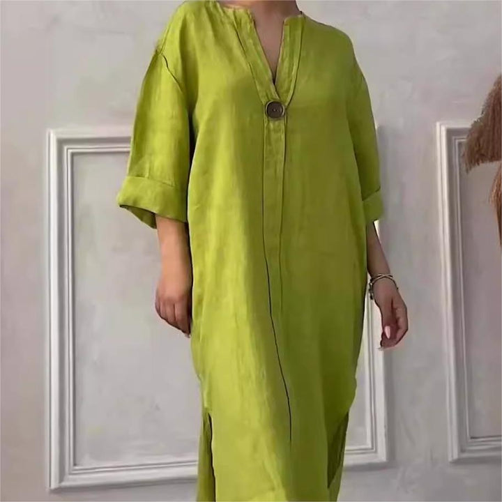 Halvindra | Women's Summer Maxi Dress Relaxed Fit - Image 5