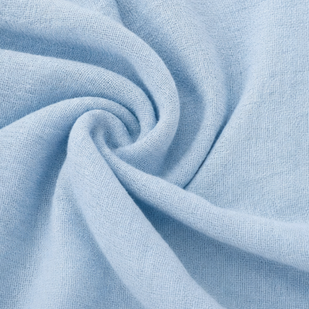 Halvine | Women's Asymmetric Button Midi Dress with Pockets - Light Blue - Image 10