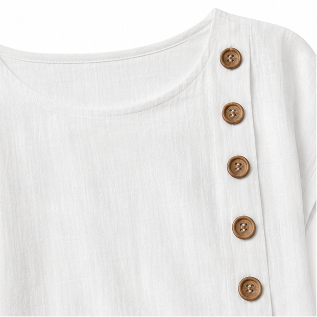 Halvine | Women's Co-ord Set Wide-Leg Pants - White - Image 8