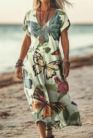 Aila™ | Floral Midi Dress