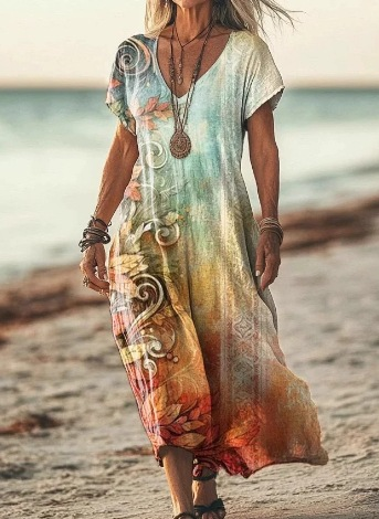 Aila™ | Floral Midi Dress