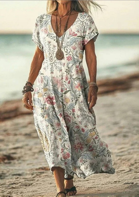 Aila™ | Floral Midi Dress