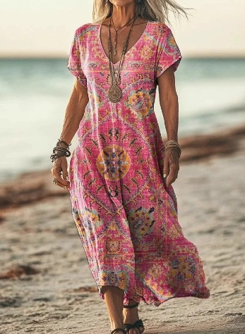 Aila™ | Floral Midi Dress