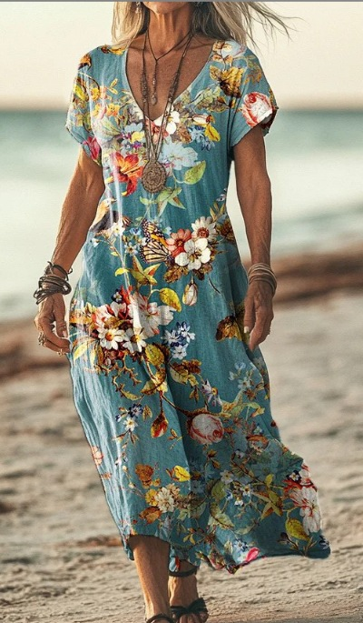 Aila™ | Floral Midi Dress